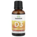 витамин D3, повышенная эффективность, 29,6 мл (1 жидк. унция) — Swanson