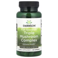 Full Spectrum® комплекс из трех грибов, 60 капсул — Swanson
