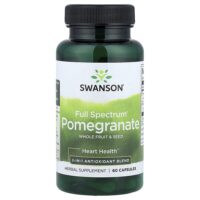 Full Spectrum®, гранат, цельные плоды и семена, 60 капсул — Swanson