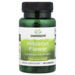 Цветок гибискуса, 400 мг, 60 капсул — Swanson