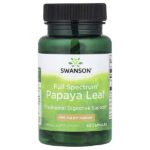 Full Spectrum®, лист папайи, 400 мг, 60 капсул — Swanson