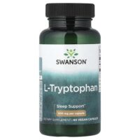 L-триптофан, 500 мг, 60 капсул — Swanson