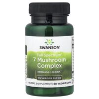 Full Spectrum®, комплекс из 7 грибов, 60 растительных капсул — Swanson