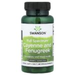 Full Spectrum® кайенский перец и пажитник, 60 вегетарианских капсул — Swanson