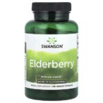 Elderberry, для укрепления иммунитета, 120 растительных капсул — Swanson