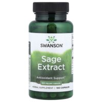 Экстракт шалфея, 160 мг, 100 капсул — Swanson