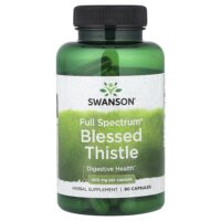Full Spectrum®, кникус благословенный, 400 мг, 90 капсул — Swanson