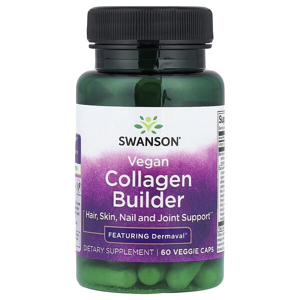 swv11840_v_25.jpg Vegan Collagen Builder, 60 растительных капсул — Swanson