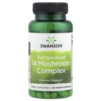 Full Spectrum®, комплекс из 14 грибов, 60 веганских капсул — Swanson