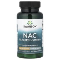 NAC, 60 веганских таблеток (1 г в 1 таблетке) — Swanson