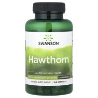 Боярышник, стандартизированный, 120 капсул — Swanson