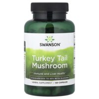 Индюковый гриб, 120 капсул (500 мг в 1 капсуле) — Swanson