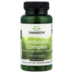 Комплекс кордицепса с грибами рейши и шиитаке, 60 веганских капсул — Swanson