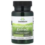 экстракт граната, стандартизованный, 250 мг, 60 капсул — Swanson