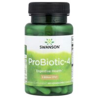 ProBiotic-4, 60 веганских капсул Embo Caps® AP — Swanson