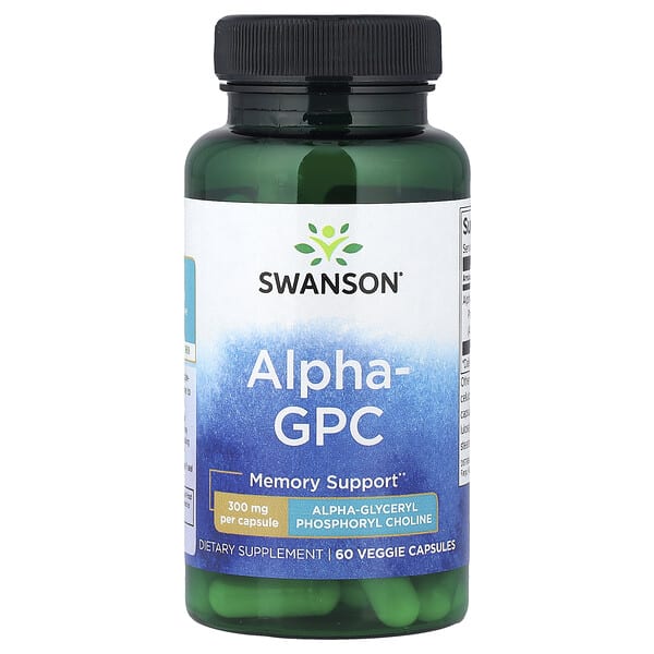 swv21035_v_56.jpg Alpha GPC, 300 мг, 60 растительных капсул — Swanson