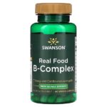 Real Food B-Complex, 60 растительных капсул — Swanson