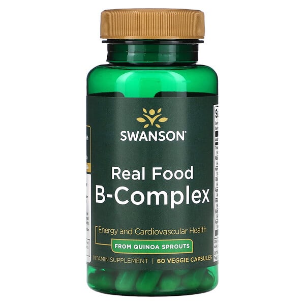 swv21040_v_8.jpg Real Food B-Complex, 60 растительных капсул — Swanson
