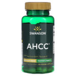 AHCC, максимальная эффективность, 500 мг, 60 растительных капсул — Swanson