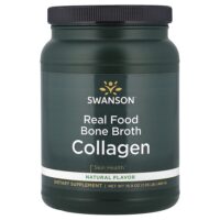 Real Food, коллаген из костного бульона, натуральный, 480 г (16,9 унции) — Swanson