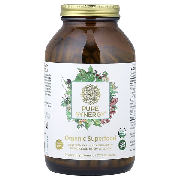 syn00402_v_95.jpg органический суперфуд, 270 капсул — Pure Synergy