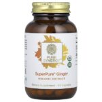 SuperPure, имбирь, органический экстракт, 60 капсул — Pure Synergy