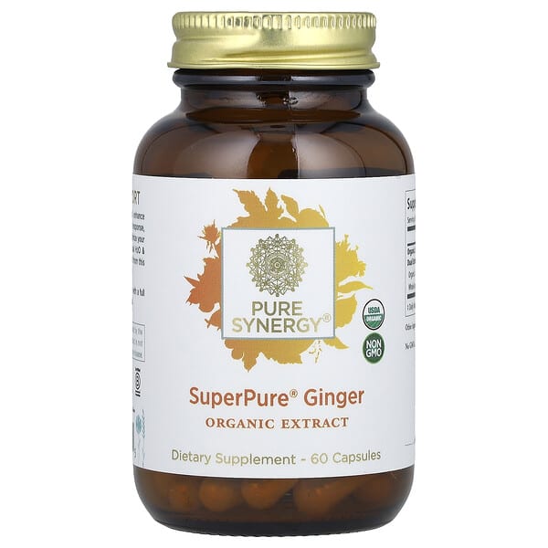 syn00470_v_59.jpg SuperPure, имбирь, органический экстракт, 60 капсул — Pure Synergy