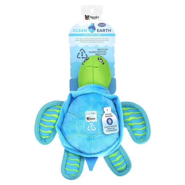 syu05749_v_3.jpg Clean Earth Collection, большая черепаха, 1 игрушка — Spunky Pup