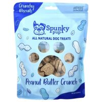 All Natural Dog Treats, хрустящее печенье, хрустящее арахисовое масло, 283 г (10 унций) — Spunky Pup