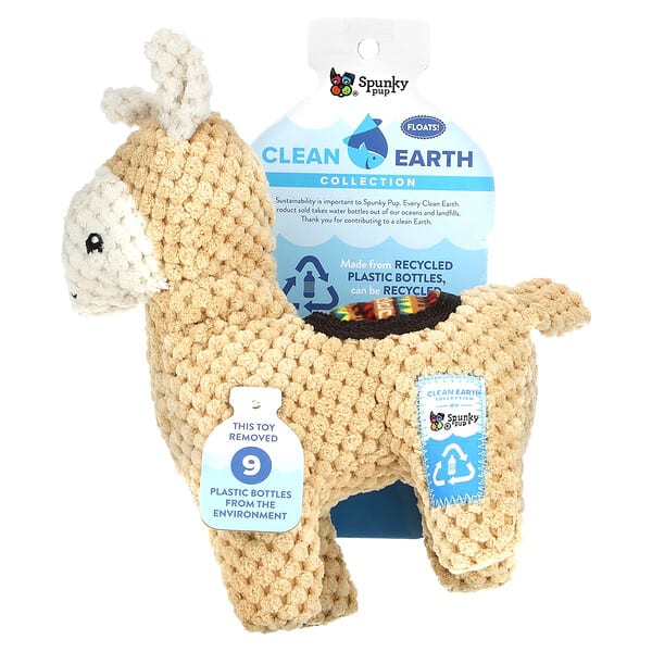 syu82528_v_4.jpg Clean Earth Collection, лама, 1 игрушка — Spunky Pup