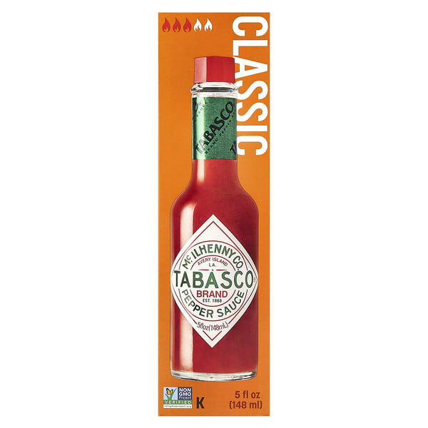 tab00015_v_66.jpg Tabasco, Перечный соус, классический, 148 мл (5 жидк. Унций)