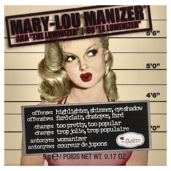 tbm70058_v_40.jpg Mary-Lou Manizer®, хайлайтер, сияющий, тени для век, 5 г (0,17 унции) — theBalm Cosmetics