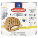 Stroopwafels, мед, 8 вафель, 230 г (8,11 унции) — Daelmans