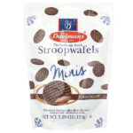 Stroopwafels Minis, шоколад, 150 г (5,29 унции) — Daelmans