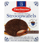 Stropwafels, шоколадные вафли, 8 вафель, 290 г (10,23 унции) — Daelmans
