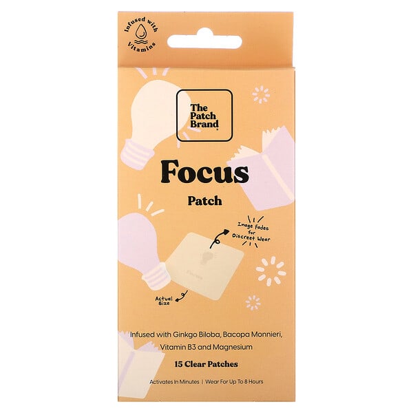 tcb40804_v_12.jpg Focus Patch, патчи для концентрации внимания, 15 очищающих патчей — The Patch Brand