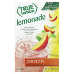 True Lemon, лимонад, персик, 10 пакетиков по 3 г (0,11 унции) — True Citrus