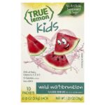 True Lemon®, смесь для приготовления ароматизированного напитка для детей, со вкусом дикого арбуза, 10 пакетиков по 3,5 г (0,12 унции) — True Citrus