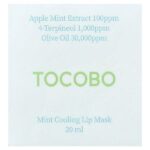 Охлаждающая маска для губ с мятой, 20 мл — Tocobo — изображение 2