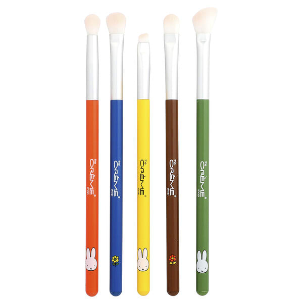 tcr01649_v_5.jpg Miffy, Everyday Essentials, набор кистей для нанесения теней и сумочка, 6 шт. — The Creme Shop