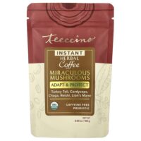 растворимый травяной кофе, Miraculous Mushrooms, без кофеина, 100 г (3,53 унции) — Teeccino