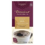Жареный травяной чай, Java, без кофеина, 25 чайных пакетиков, 150 г (5,3 унции) — Teeccino