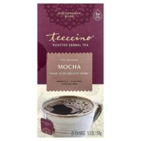 Жареный травяной чай, мокко, без кофеина, 25 чайных пакетиков, 150 г (5,3 унции) — Teeccino