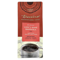 Mushroom Herbal 'Coffee', органическая родиола из ежовика гребенчатого, средняя обжарка, без кофеина, 284 г (10 унций) — Teeccino