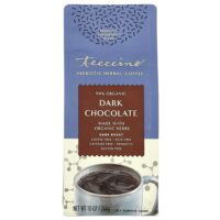 Prebiotic Herbal Coffee, темный шоколад, темная обжарка, без кофеина, 284 г (10 унций) — Teeccino