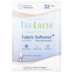 Tru Earth, Кондиционер для белья, эко-полоски, ультраконцентрированные, из свежего льна, 32 шт.