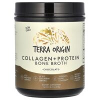 Bone Broth с коллагеном и протеином, шоколад, 518 г (18,27 унции) — Terra Origin