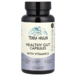 Healthy Gut™, капсулы с витамином D, 60 капсул — Terra Origin