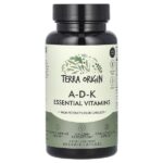 ADK Essential Vitamins, 60 жидких капсул — Terra Origin