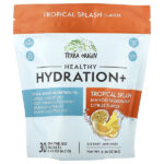 Healthy Hydration+, тропический спрей, 30 пакетиков On the Go, 6,2 г (0,22 унции) каждый — Terra Origin